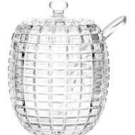 Açucareiro 210ml Com Colher De Cristal Ecológico Tress